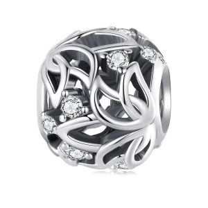 (slika za) Obesek Lotus v stilu Pandora - BSC675