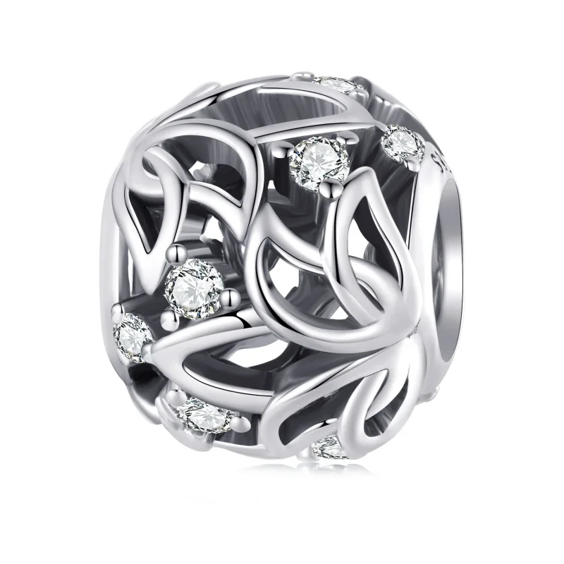 (slika za) Obesek Lotus v stilu Pandora - BSC675