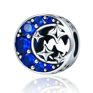 (slika za) Obesek Pandora Silver Star Moon Myth Charm - SCC184