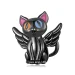 Obesek Pandora Style Angel Cat - SCC2299-BK