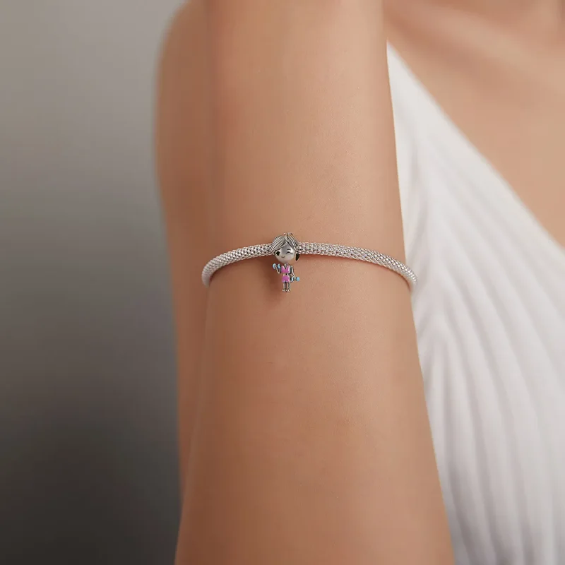 (slika za) Obesek Pandora Style Fitness Girl - BSC488 - Ogled 5