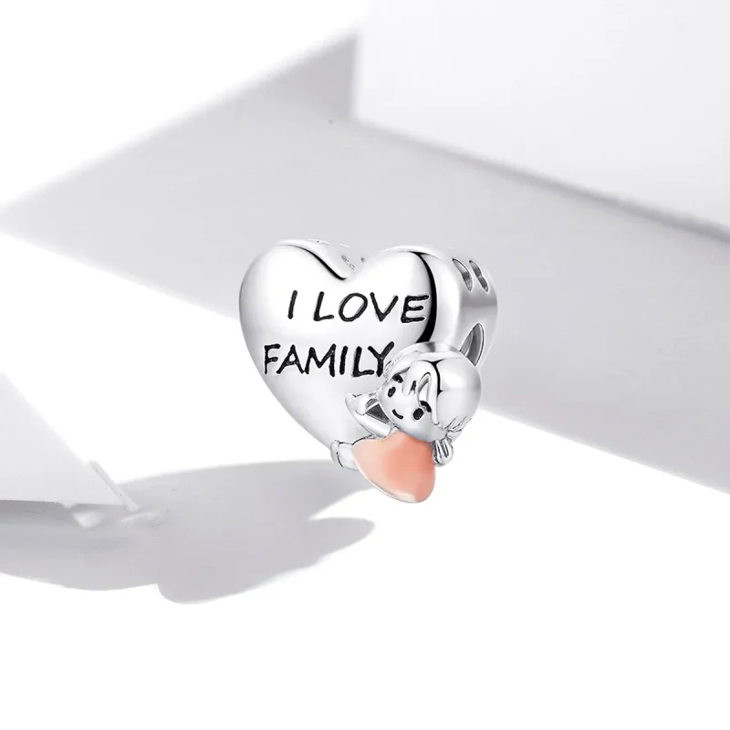 (slika za) Obesek Pandora Style I Love My Home - BSC478 - Ogled 2