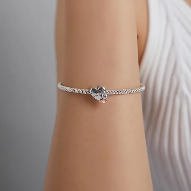(slika za) Obesek Pandora Style I Love My Home - BSC478 - Ogled 5