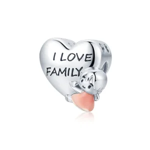 (slika za) Obesek Pandora Style I Love My Home - BSC478
