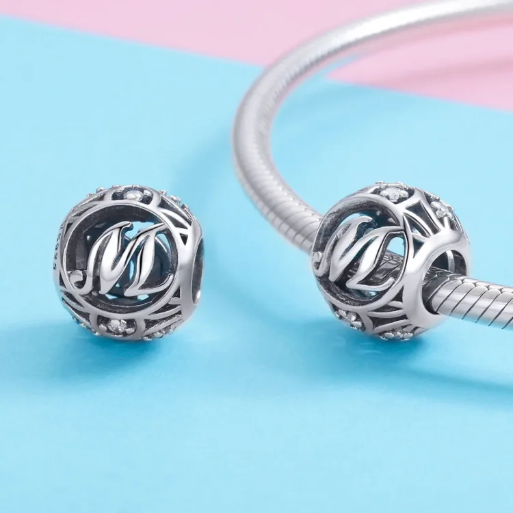 Obesek Pandora Style Letter-M - SCC738-M