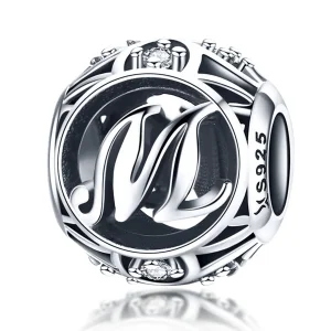 (slika za) Obesek Pandora Style Letter-M - SCC738-M