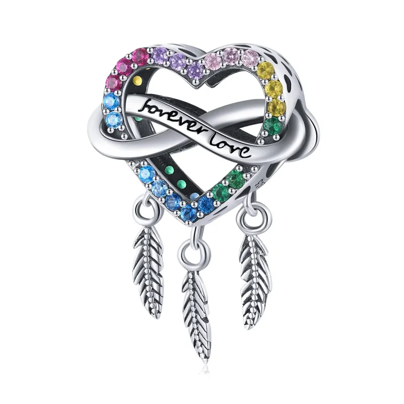 (slika za) Obesek Pandora Style Love Dream Catcher - BSC506 - Slika izdelka