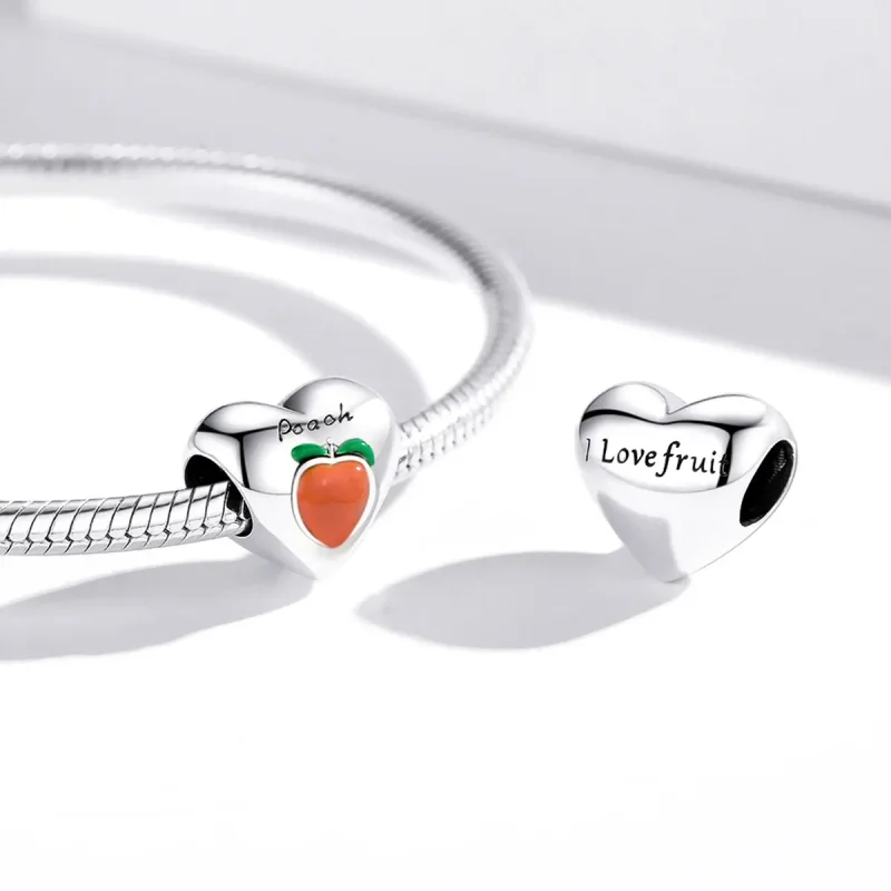 (slika za) Obesek Pandora Style Love Peach - SCC1951 - Ogled 3
