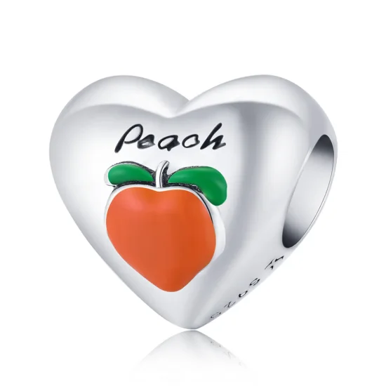 (slika za) Obesek Pandora Style Love Peach - SCC1951