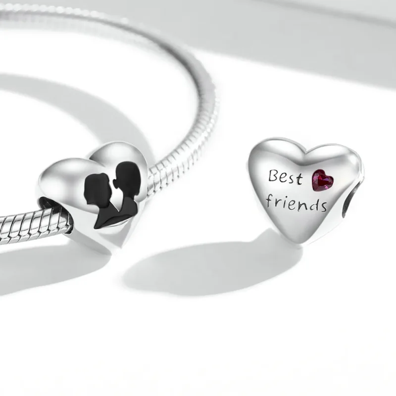 (slika za) Obesek Pandora Style Love Silhuette - BSC549 - Ogled 4