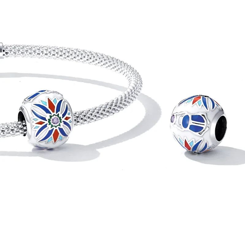 (slika za) Obesek Pandora Style Scarab Lotus - SCC2254 - Ogled 4