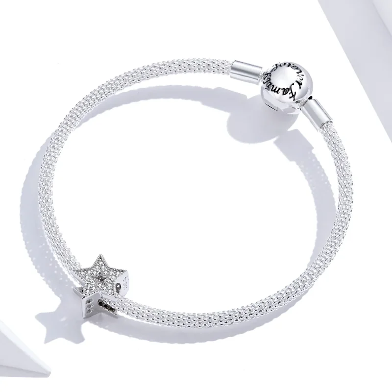 (slika za) Obesek Pandora Style Shining Starry Sky - BSC210 - Ogled 2