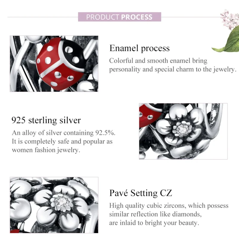 (slika za) Obesek Pandora Style Silver Garden Elves - SCC1641 - Ogled 8