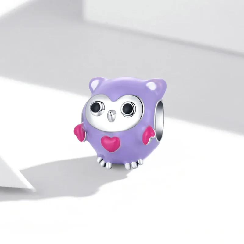 (slika za) Obesek s šaljivo sovo v stilu Pandora - SCC1932 - Ogled 2