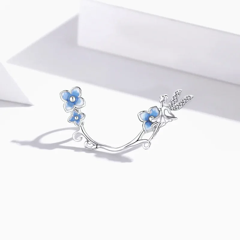 (slika za) Obesek s cvetličnim duhom v stilu Pandora - BSC391 - Ogled 2