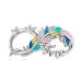 Obesek s simbolom neskončnosti v stilu Pandora - SCC2322 Obesek s simbolom neskončnosti v stilu Pandora - SCC2322