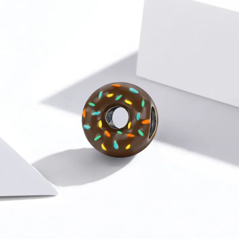 (slika za) Obesek s srebrnim krofom v stilu Pandora - SCC1820 - Ogled 2