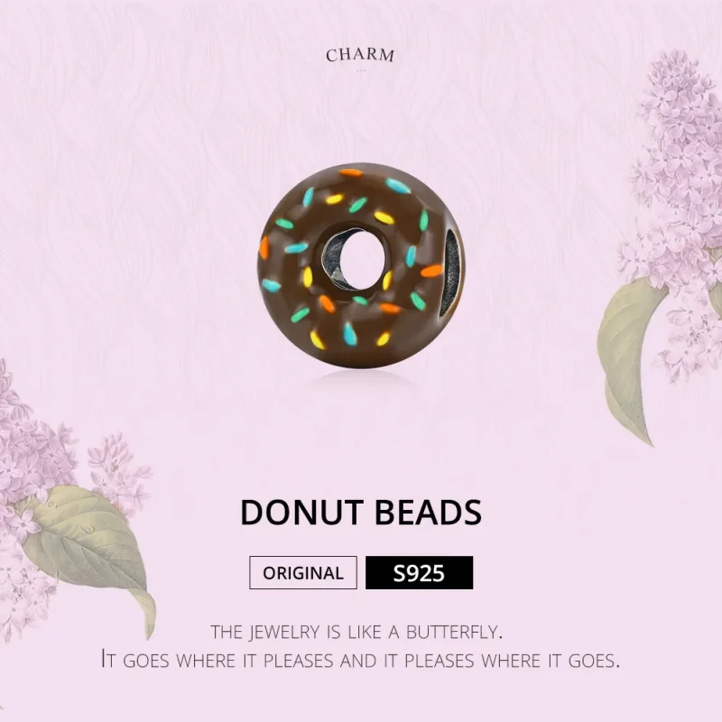 (slika za) Obesek s srebrnim krofom v stilu Pandora - SCC1820 - Ogled 6