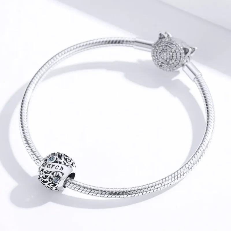 (slika za) Obesek s srebrnim marčevskim kamnom Pandora Style - SCC1385-3 - Ogled 2