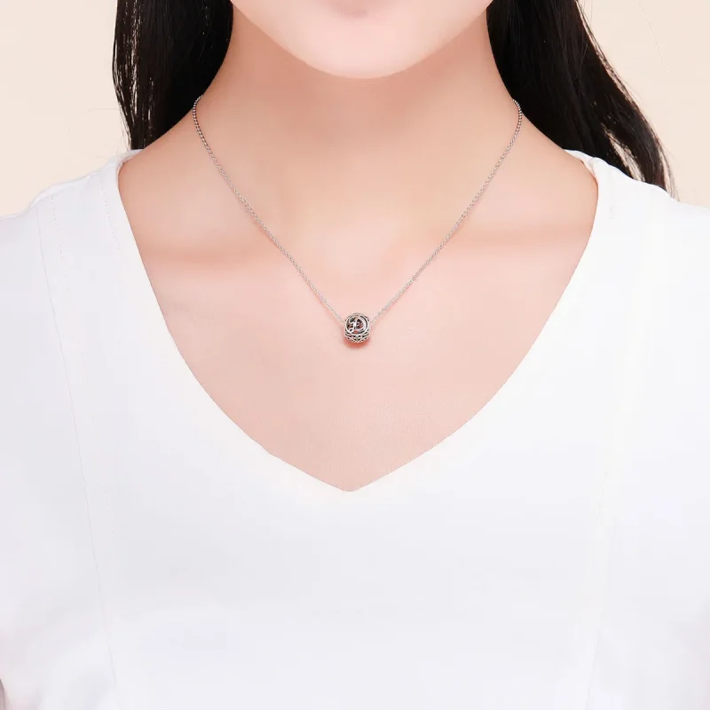 (slika za) Obesek s črko D v stilu Pandora - SCC738-D - Ogled 5