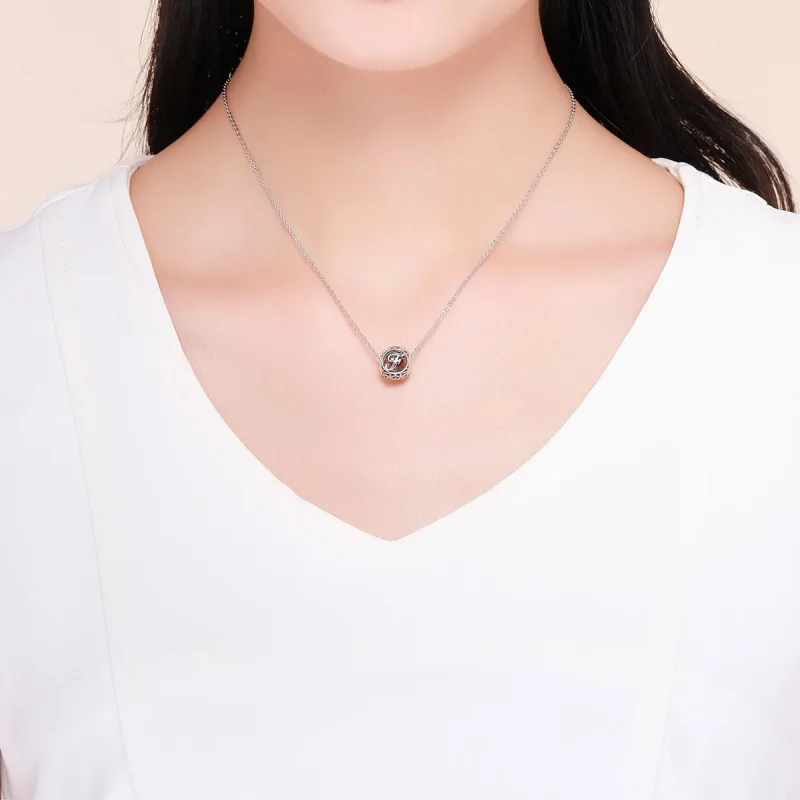 (slika za) Obesek s črko F v slogu Pandora - SCC738-F - Ogled 5