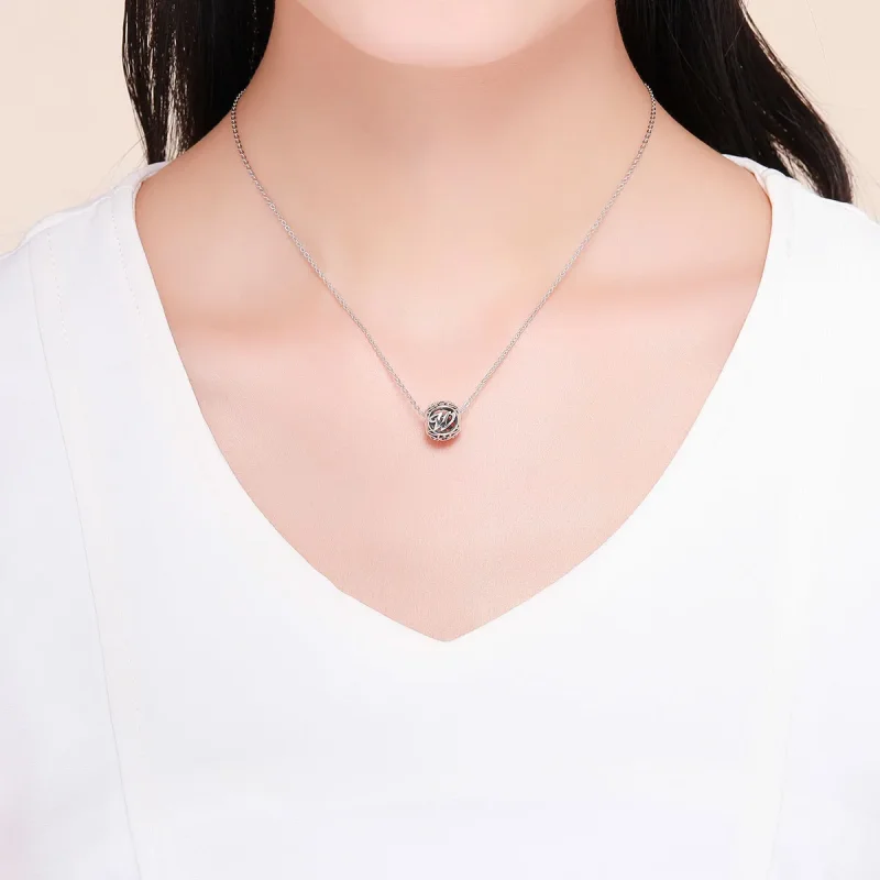 (slika za) Obesek s črko W v slogu Pandora - SCC738-W - Ogled 5