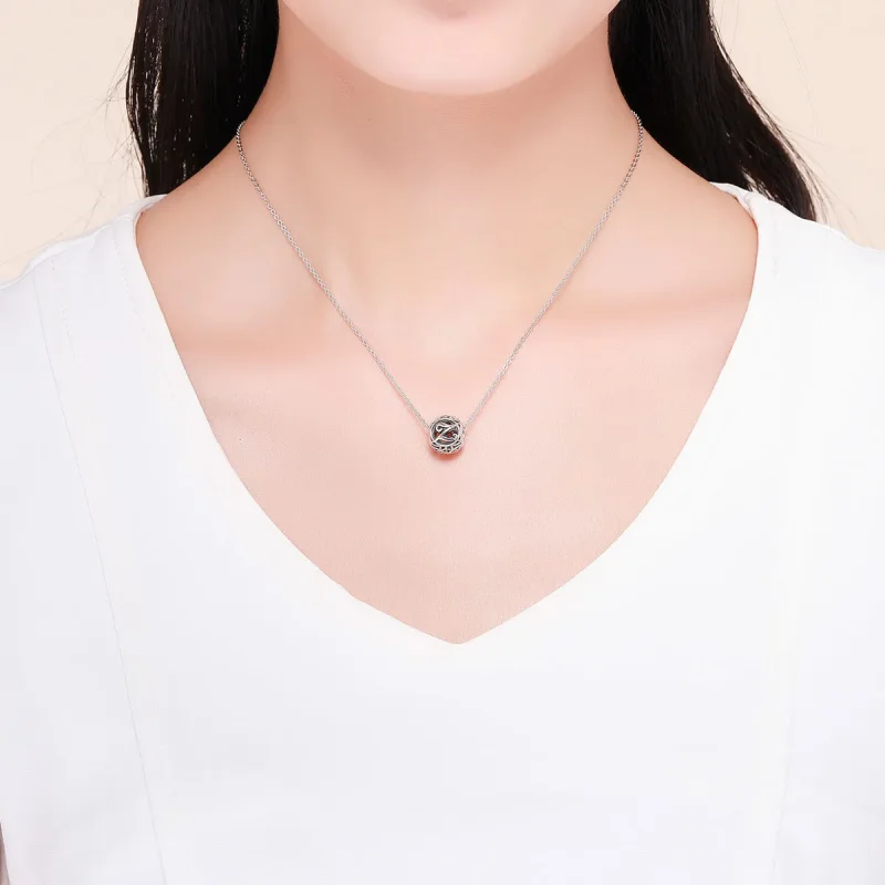 (slika za) Obesek s črko Z v slogu Pandora - SCC738-Z - Ogled 5