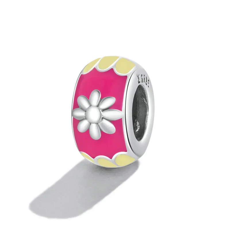 (slika za) Obesek z barvnimi distančniki v stilu Pandora - SCC2120 - Ogled 2