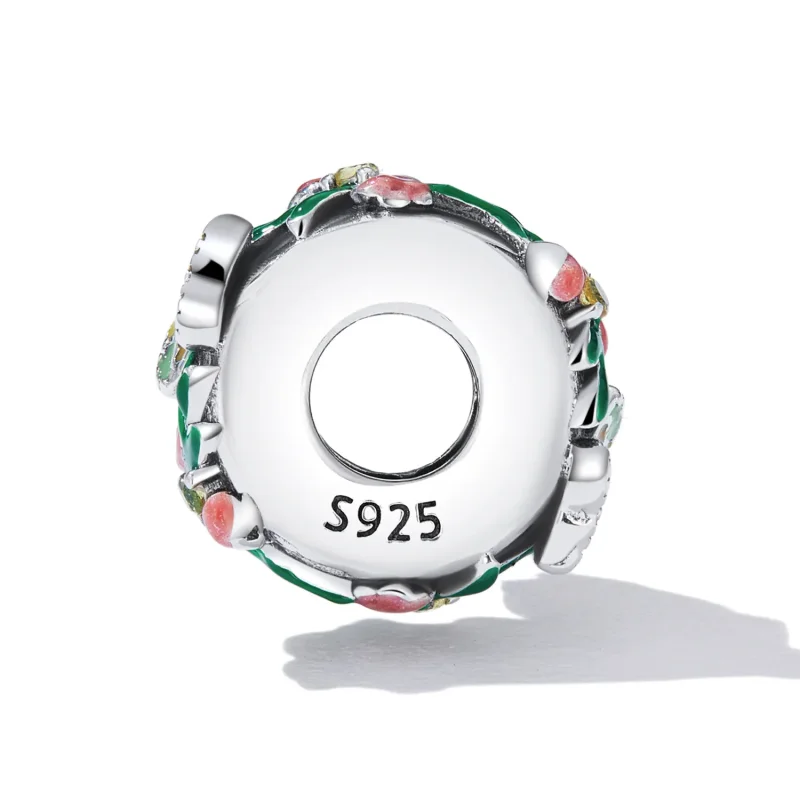 (slika za) Obesek z distančnikom v obliki metulja v stilu Pandora - SCC2251 - Ogled 3