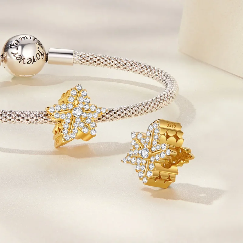 (slika za) Obesek z javorjevim listom v stilu Pandora - BSC673 - Ogled 4