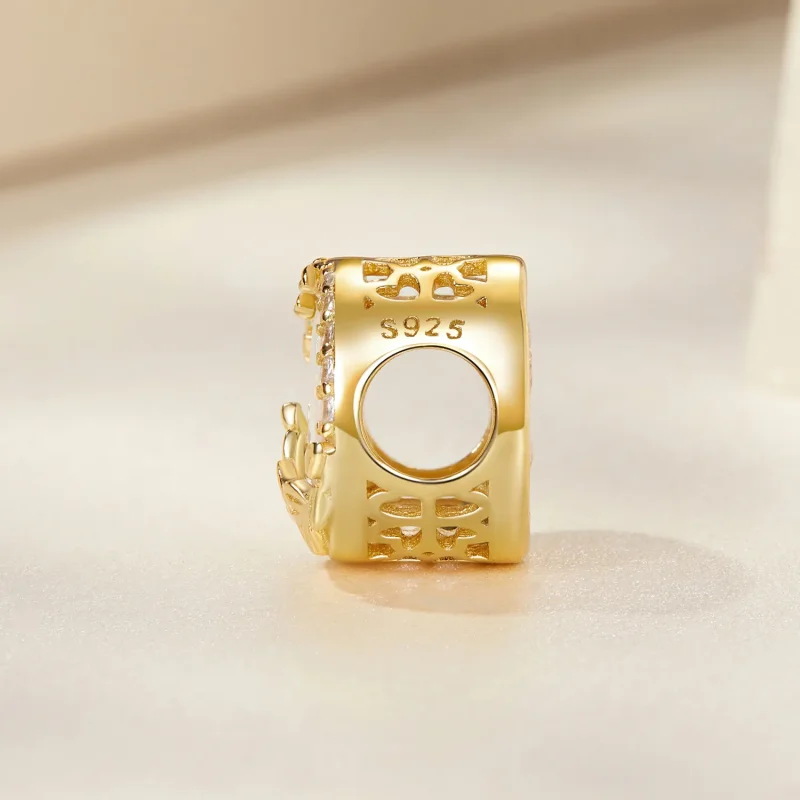 (slika za) Obesek z opalnimi listi v slogu Pandora - BSC671 - Ogled 3