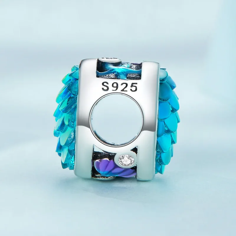 (slika za) Obesek z ribjimi luskami v stilu Pandora - SCC2412 - Ogled 3