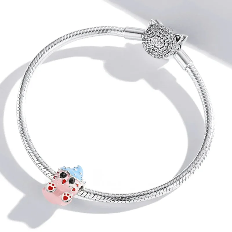 (slika za) Obesek za ljubke punčke v stilu Pandora - SCC1939 - Ogled 4