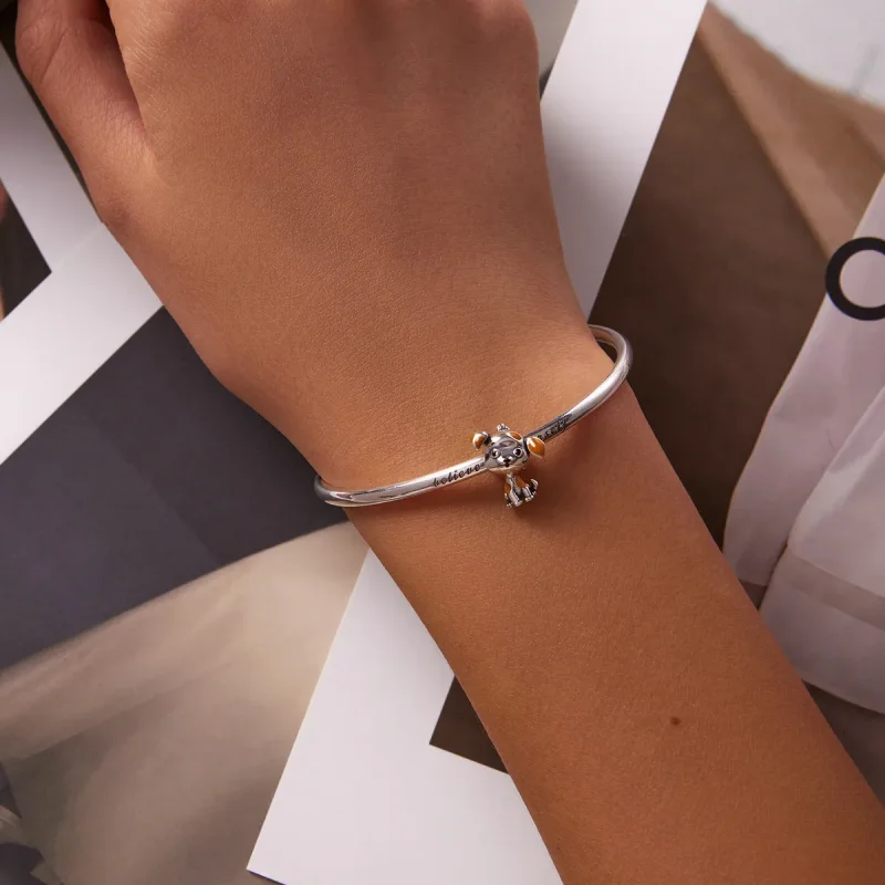 (slika za) Obesek za ljubkega kužka v stilu Pandora - SCC2159 - Ogled 5