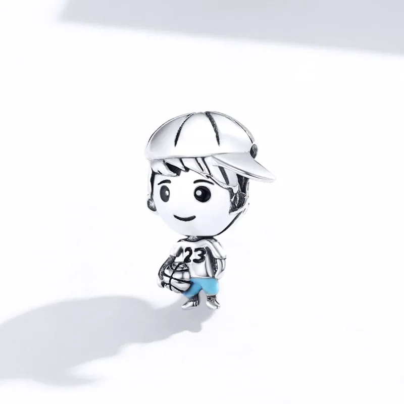 (slika za) Obesek za mlajšega brata v stilu Pandora - BSC173 - Ogled 2