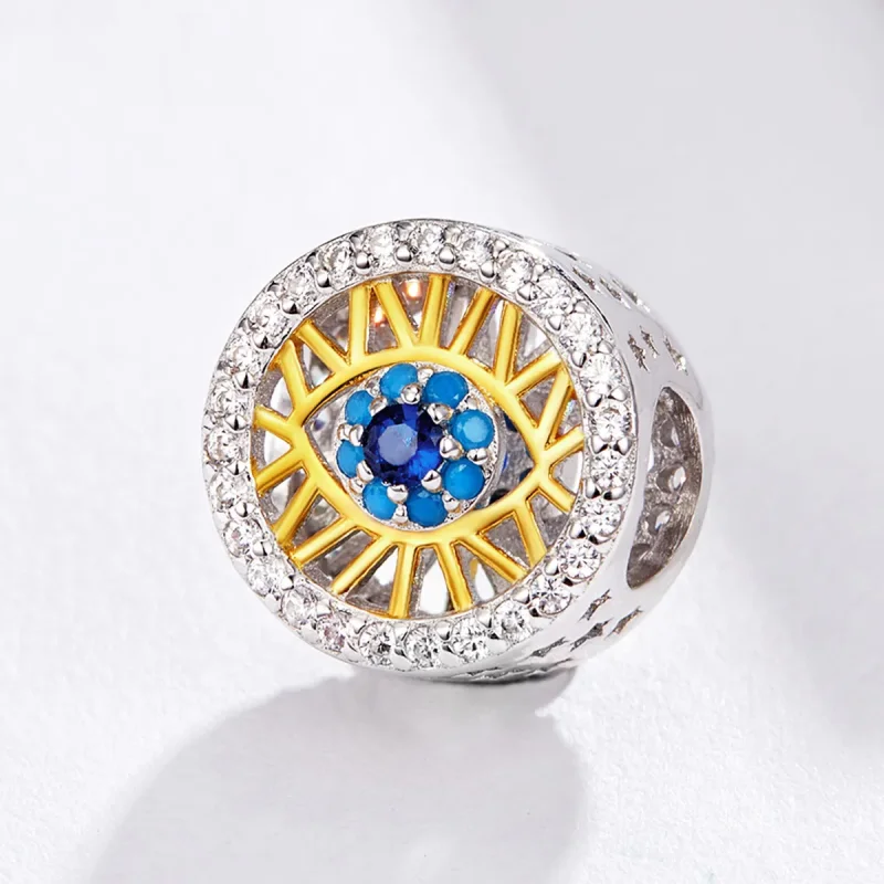 (slika za) Obesek za oči v stilu Pandora - BSC080 - Ogled 2