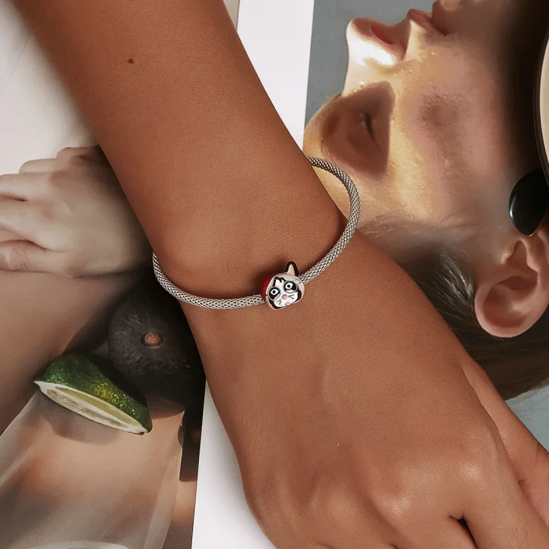 (slika za) Obesek za siamsko mačko v stilu Pandora - SCC2090 - Ogled 5