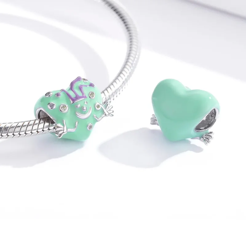 (slika za) Obesek za srečnega klovna v stilu Pandora - BSC292 - Ogled 2