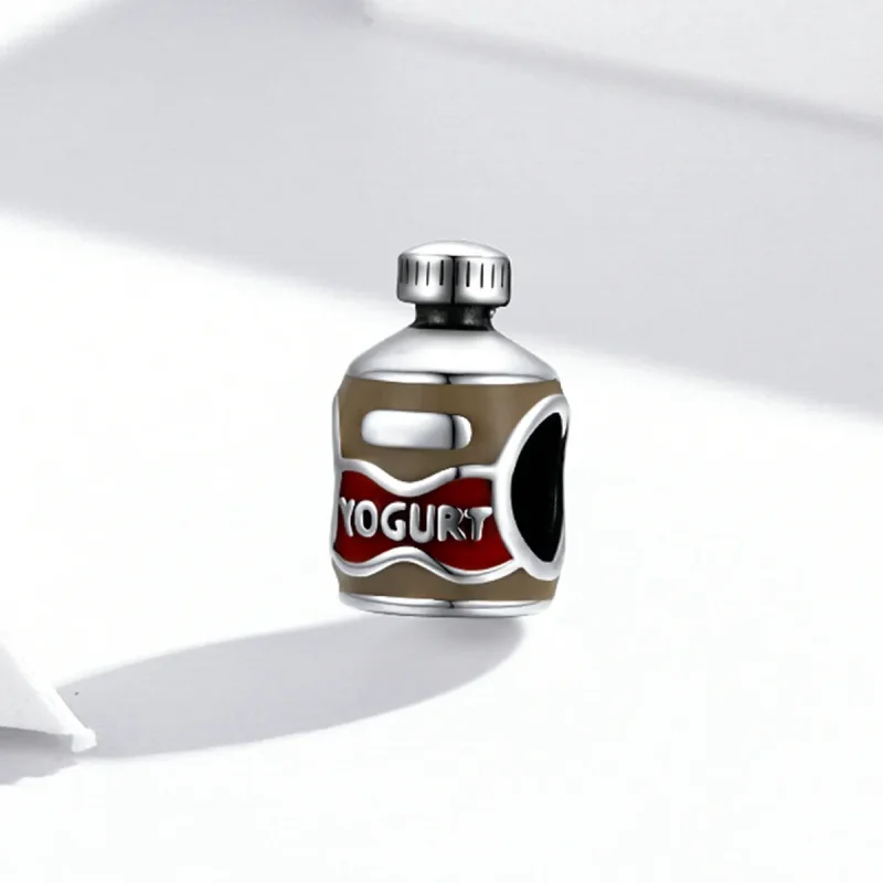 (slika za) Obesek za steklenico jogurta v stilu Pandora - SCC1967 - Ogled 2