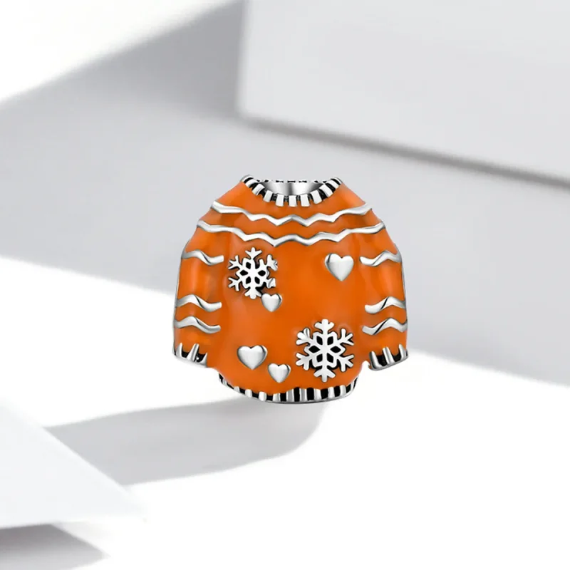 (slika za) Obesek za topel pulover v stilu Pandora - SCC1998 - Ogled 2