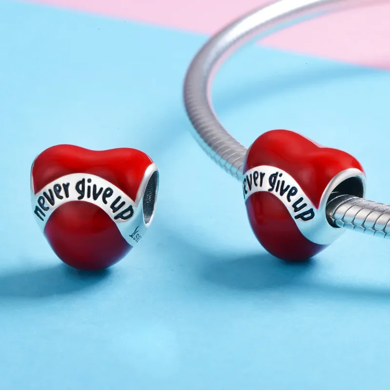 (slika za) Pandora Srebrni obesek Ne odnehaj - SCC808 - Ogled 3