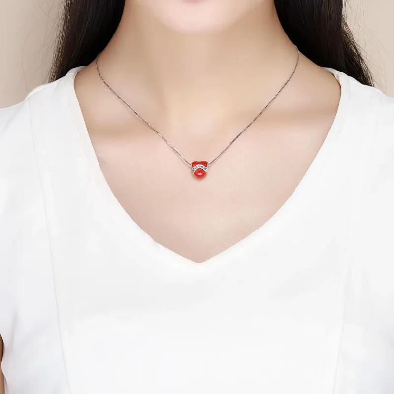 (slika za) Pandora Srebrni obesek Ne odnehaj - SCC808 - Ogled 5