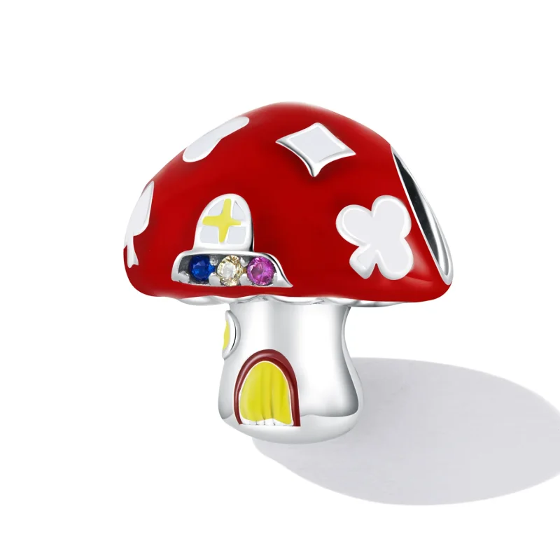 (slika za) Pandora Style Exclusive Mushroom House Charm - SCC2246 - Ogled 2