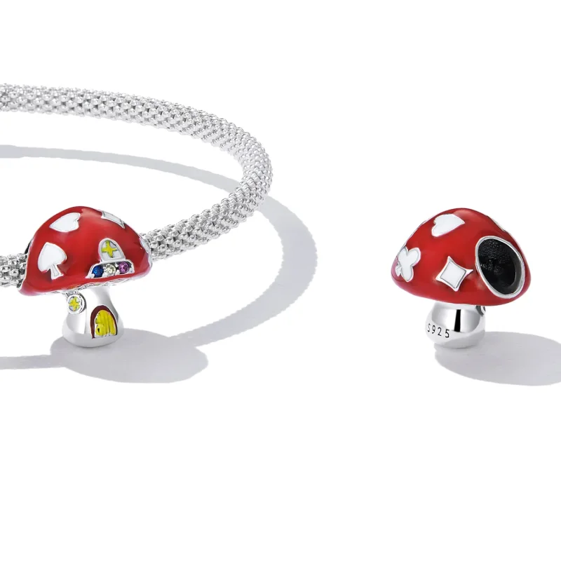 (slika za) Pandora Style Exclusive Mushroom House Charm - SCC2246 - Ogled 4