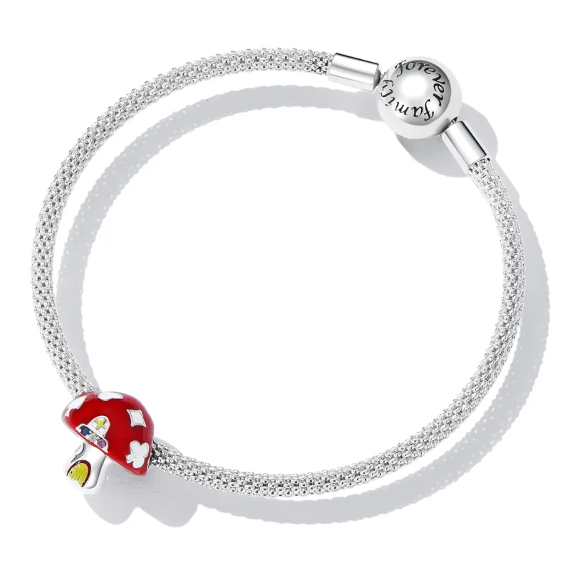(slika za) Pandora Style Exclusive Mushroom House Charm - SCC2246 - Ogled 5
