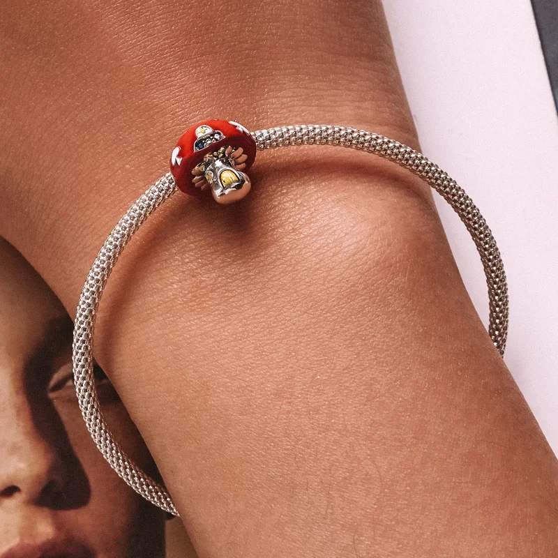 (slika za) Pandora Style Exclusive Mushroom House Charm - SCC2246 - Ogled 6