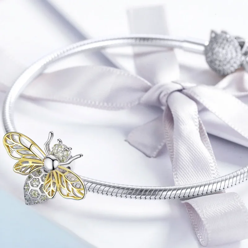 (slika za) Pandora Style Exquisite Bee Charm - BSC067 - Ogled 3