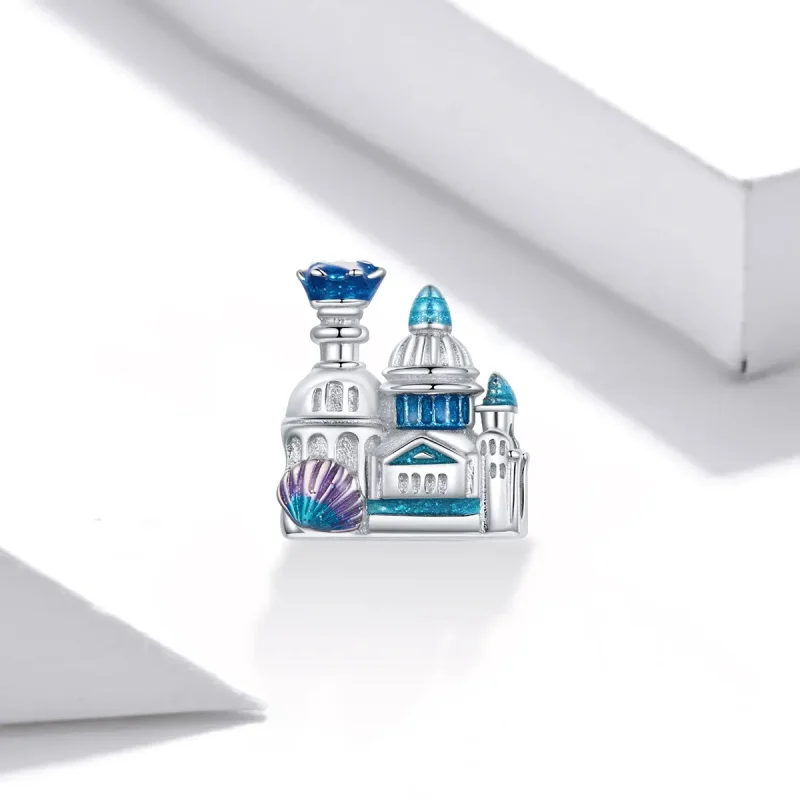 (slika za) Pandora Style Fantasy Castle Charm - BSC432 - Ogled 2