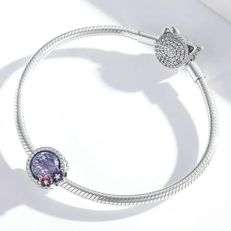 (slika za) Pandora Style Feminine Power - Obesek Briljantne rože - SCC2141 - Ogled 3