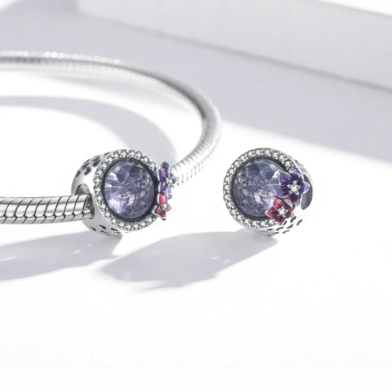 (slika za) Pandora Style Feminine Power - Obesek Briljantne rože - SCC2141 - Ogled 4